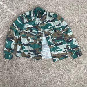 J crew camo jacket